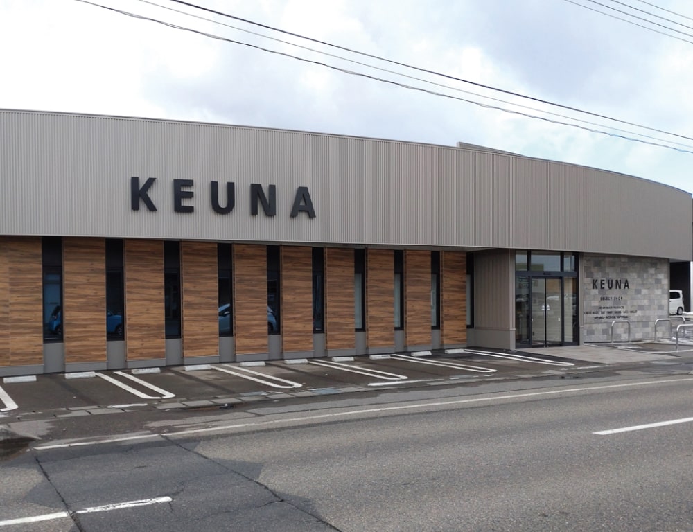 100％ジャパンメイドのセレクトショップ「KEUNA」にてお取り扱いスタート